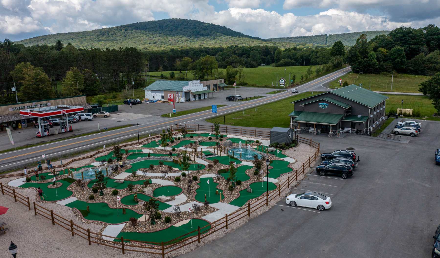 Cool mountain summer landscape at The Inn at Canaan in Canaan Valley, WV