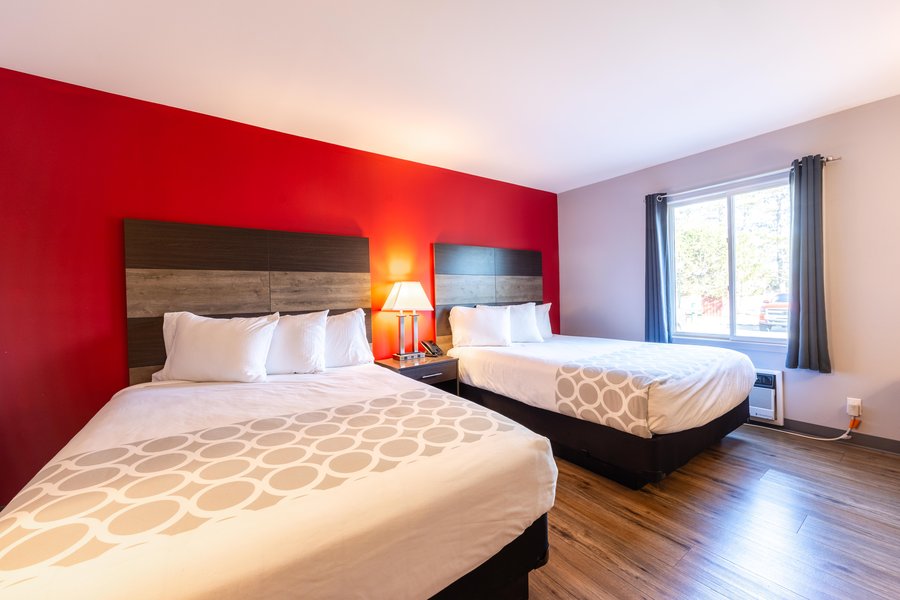 Double queen guest room with two queen beds at The Inn at Canaan