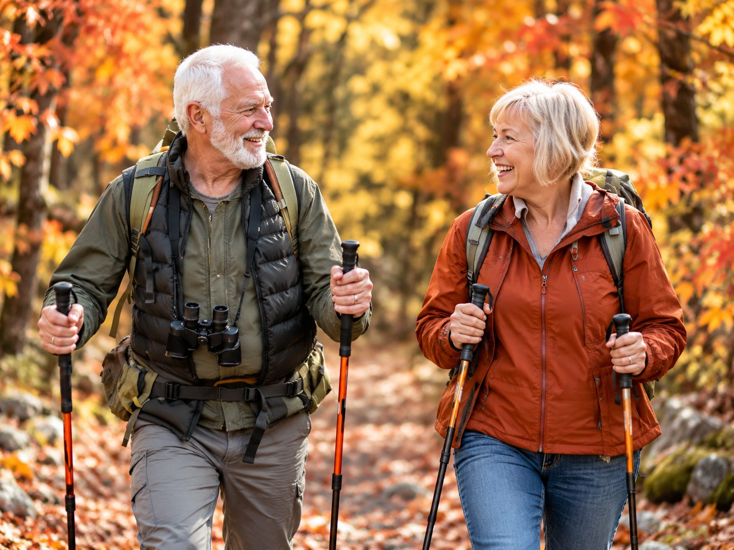 Hikers on a Tucker County trail with the Canaan Valley behind them